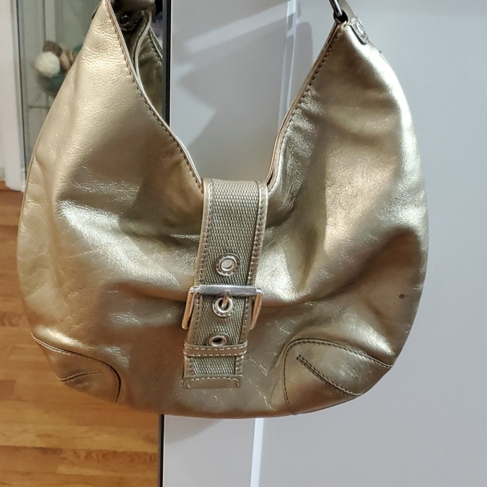 Michael Kors Gold Hobo with buckle